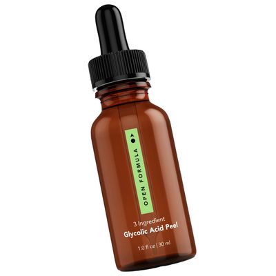 Open Formula Glycolic Acid 20 Peel Serum - Exfoliates, Brightens, Reduces Dark Spots