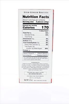 Walkers Stem Ginger Cookies - 5.3 oz - 2 pk