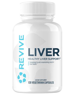 Revive MD Natural Liver Cleanse, Detox, &amp; Repair Pills, Liver Health Support Formula - Milk Thistle Liver Defense Supplement - Inflammation Reducer &amp; Promotes Healthy Liver Function - 120 Capsules