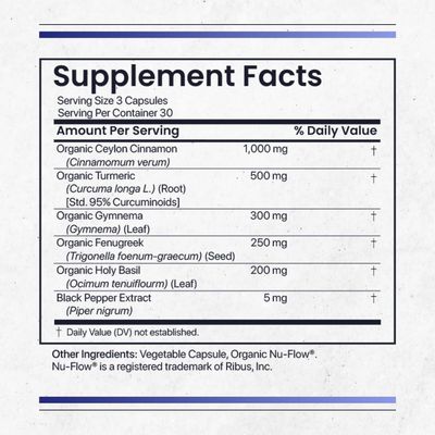 Nature's Pure Blend Ceylon Cinnamon Capsules with Turmeric Curcumin Supplement - Cinnamon Extract for Cell Support - Organic Turmeric Supplement, Herbal Support for Women & Men 2,225mg, 90 Caps