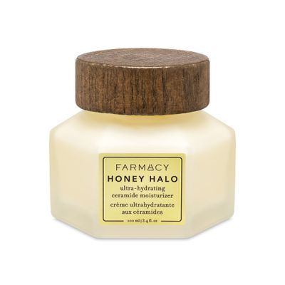 Farmacy Ceramide Face Moisturizer - Honey Halo Hydrating Facial Moisturizer for Dry Skin - Plumps, Soothes Restores Skin with Potent Ceramides Buckwheat Honey for a Dewy, Healthy Glow 100ml