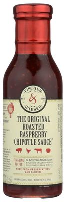 Fischer &amp; Wieser Chipotle Sauce, Rst Rspbry, 15.75-Ounce Pack of 3