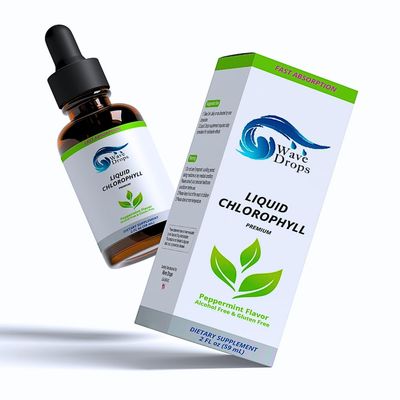 Clorophyll Liquid Drops - Fast Absorbing Liquid Chlorophyll - for Natural Energy Boost, and Immune Function -2Fl Oz