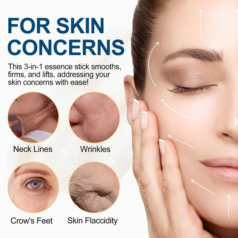 Advanced Retinol Firming Serum Stick for Tightening &amp; Firming Wrinkles, Laugh Lines, Neck &amp; Face &amp; Chest, Enchanced Hydrating &amp; Anti-Aging Serum, Hypoallergenic &amp; Safe for All Skin Types, 1 Oz