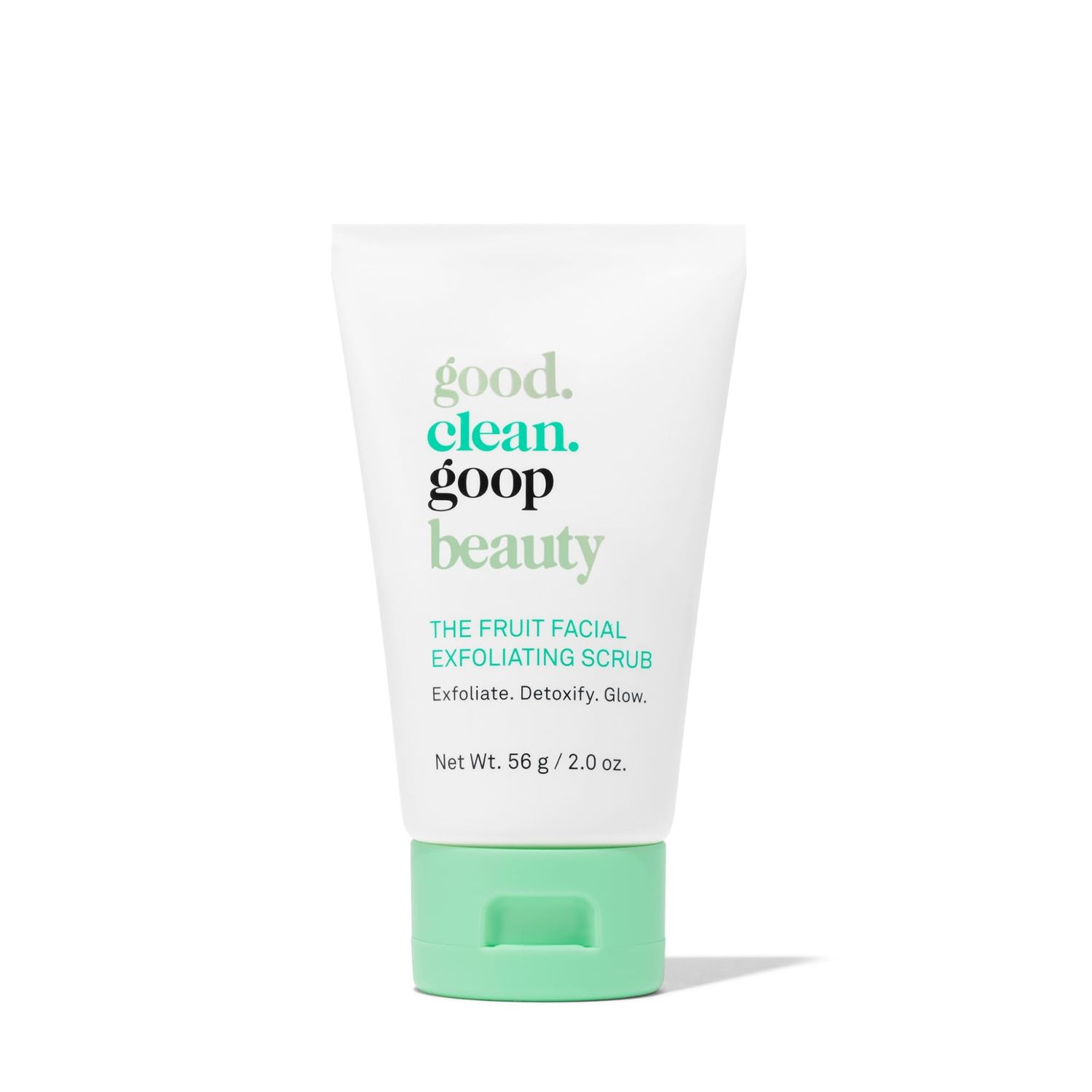 good.clean.goop beauty The Fruit Facial Exfoliating Scrub Gentle Face Exfoliator to Smooth Skin Texture AHA Glycolic Acid, Grape Seed Exfoliant &amp; Chia Seed Oil Cruelty Free 2 fl oz