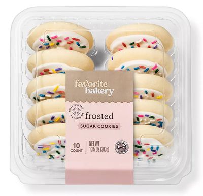 Frosted Sugar Cookies - White - 13.5oz10ct - FrostyDelights Sugar Cookie Pack of 2