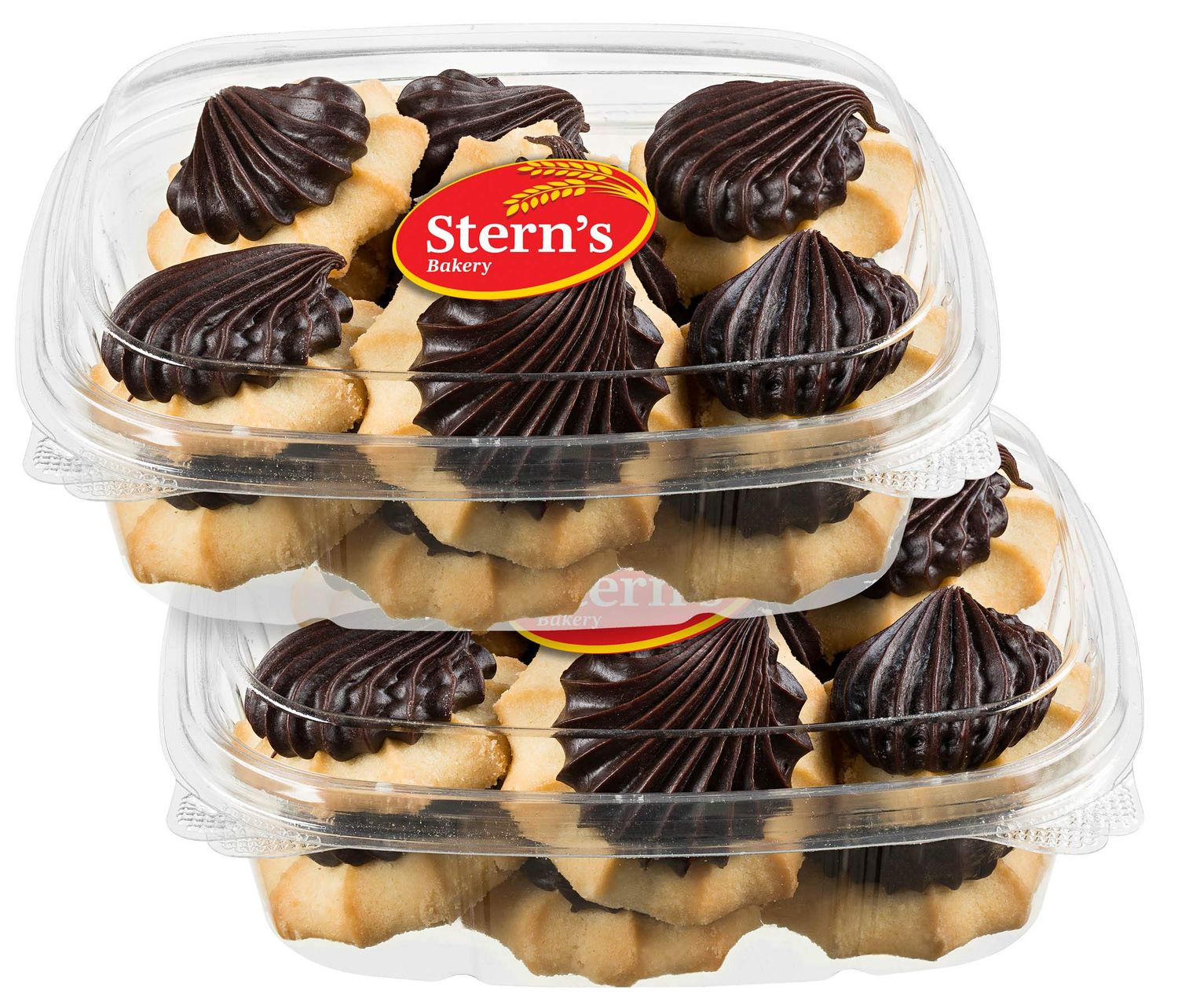 Italian Cookies Fancy Bakery Cookies Gourmet Cookies Fudge Cookies Perfect for Birthdays, Holidays &amp; all Occasions Dairy &amp; Nut Free 14 oz Sterns Bakery 2 Pack Italian Fudge Cookies