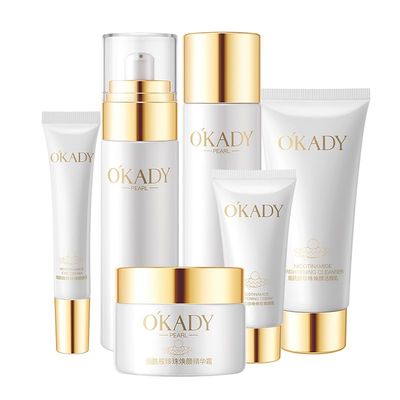 R RadiantRise 6-In-1 Niacinamide Skin Care Set Moisturizing Skin Care Sets &amp; Kits For Women Daily Skincare Routine
