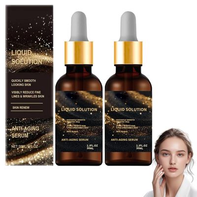 Olavita Face Serum, Olavita Serum, Vitamin C &amp; E, Anti Aging Face Tightening, Boost Skin Collagen, Reduce Wrinkles &amp; Plump Skin2PCS