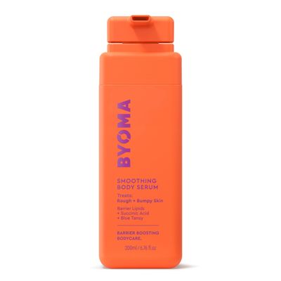 BYOMA Smoothing Body Serum - For Breakouts &amp; Textured Skin - Lightweight Body Serum with Succinic Acid &amp; Blue Tansy - Restores Skin Barrier &amp; Soothes Inflammation - 6.76 fl oz