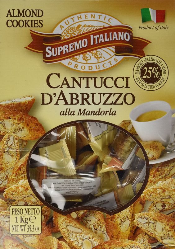 Cantucci D'Abruzzo Almond Cookies 125 Count Box_AB