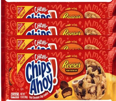 Nabisco Chewy Chips Ahoy Cookies Reese&#39;s Peanut Butter Cup 9.5 oz 4