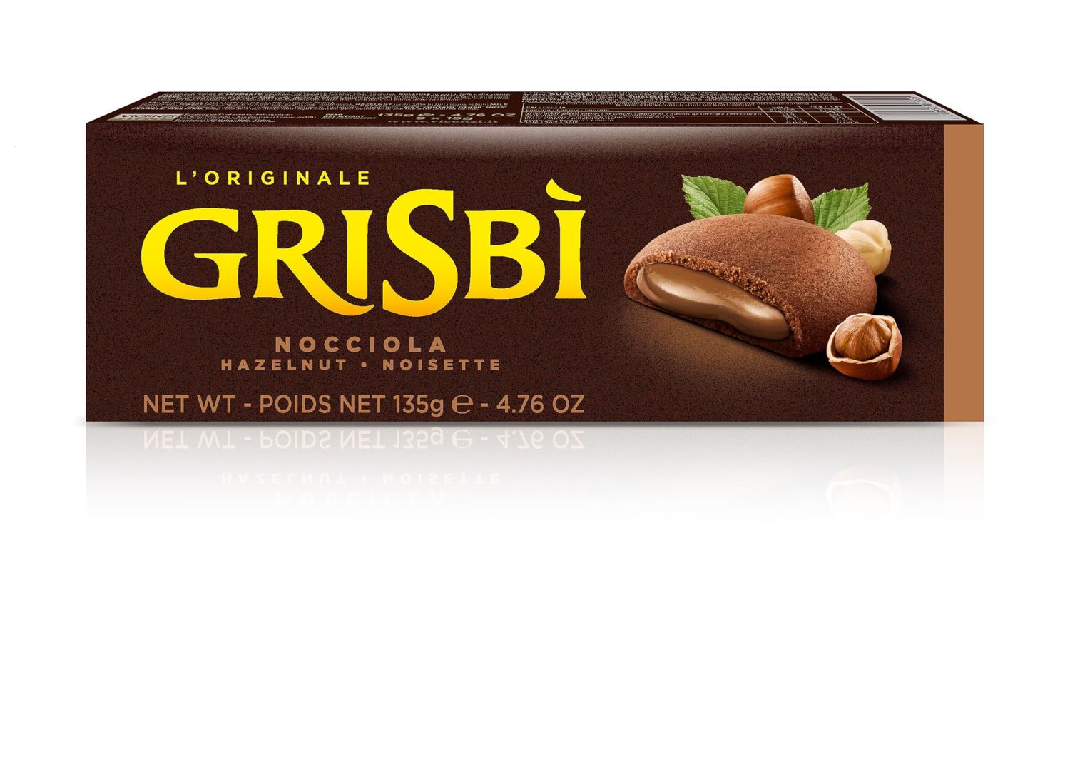 Vicenzi Grisbi Hazelnut Filled Cookies