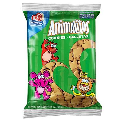 GAMESA Animalitos Cookie, 16.00 Ounce Pack of 12