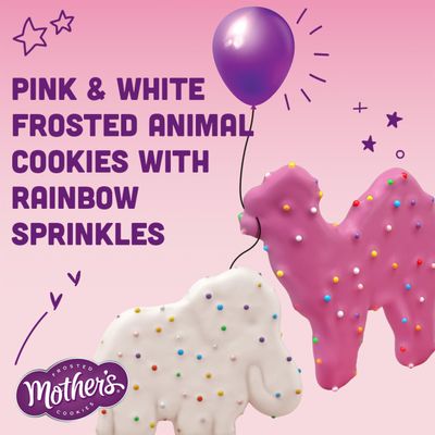 Mother's Cookies, Circus Animal, Caddy, 12 Ct. Pack of 4
