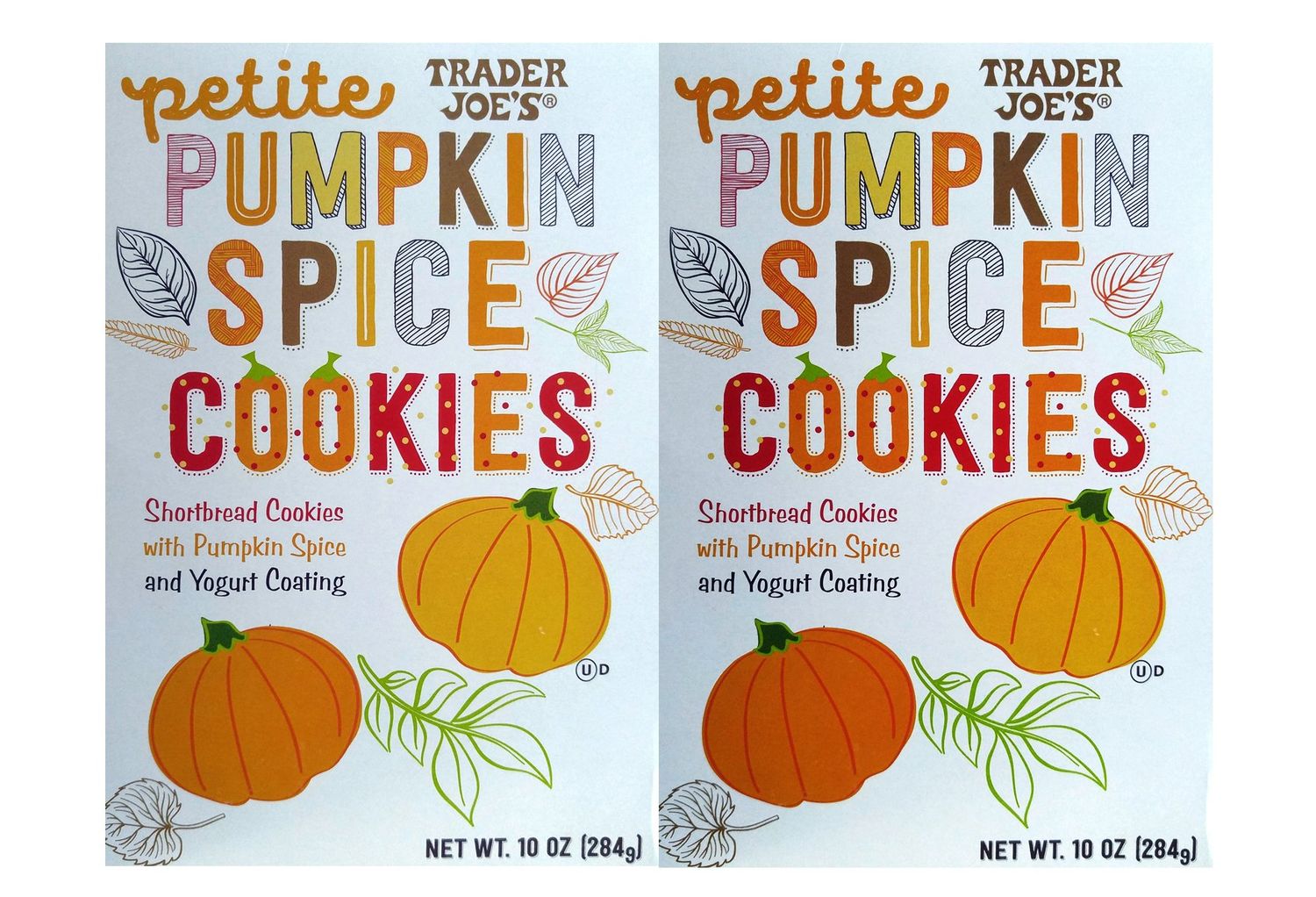 Trader Joe&#39;s Petite Pumpkin Spice Cookies 10 oz. Pack of 2