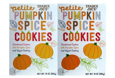 Trader Joe&#39;s Petite Pumpkin Spice Cookies 10 oz. Pack of 2