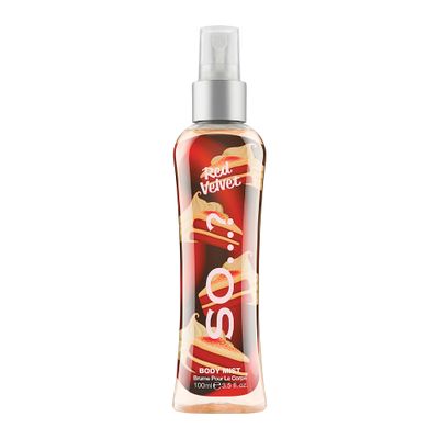 So? Red Velvet Body Mist - Fruity, Floral, Vanilla Perfume for Women - 6 Hour Wear Body Spray for Women - Cruelty Free - 3.5 oz