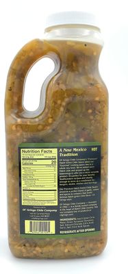 Ol' Gringo Chile Company Premium Hatch Green Chile Sauce Hot 35 Ounce Bottle