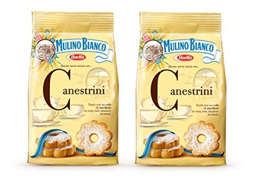 Mulino Bianco:Canestrini Biscuits with icing sugar - 7.05 Oz 200g Pack of 2 Italian Import