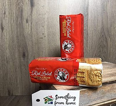 Bakers Red Label Lemon Creams Biscuits 200g - Pack of 4