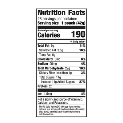 Soft Baked Mini Chocolate Chip Cookies, Soft Baked, 1.5 oz, 28 Pack 42 oz 2 Pack