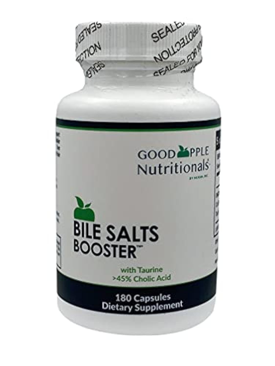 Bile Salts Booster Supports GallbladderNo Gallbladder Ox Bile &amp; Taurine Gallbladder Supplement Gas &amp; Bloating Digestive Aid Especially fats 180 Capsules - 110 mg
