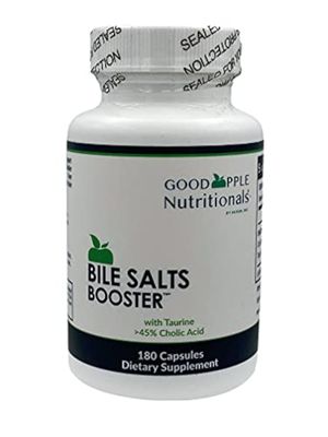 Bile Salts Booster Supports GallbladderNo Gallbladder Ox Bile &amp; Taurine Gallbladder Supplement Gas &amp; Bloating Digestive Aid Especially fats 180 Capsules - 110 mg
