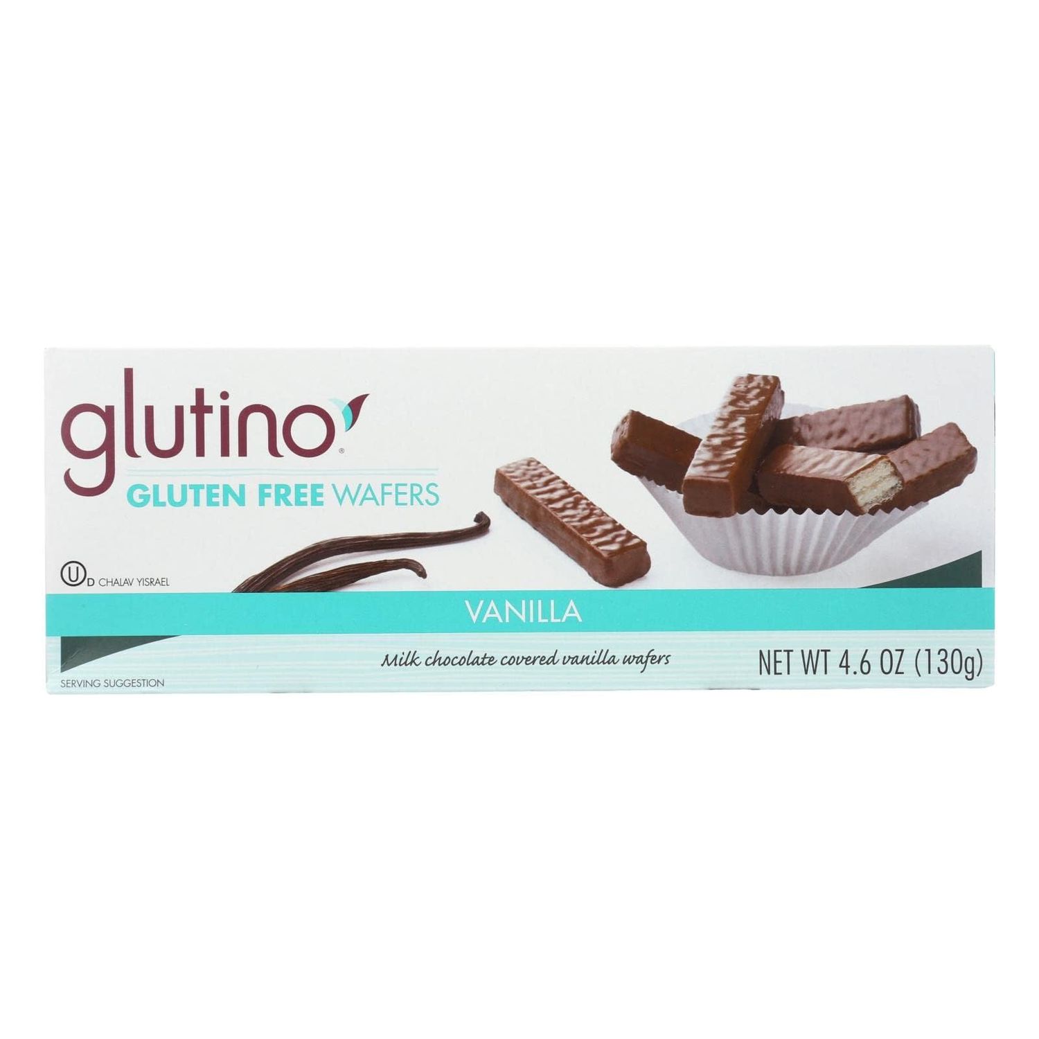 Glutino Gluten Free Wafers Chocolate Covered Vanilla -- 4.6 oz Pack of 12