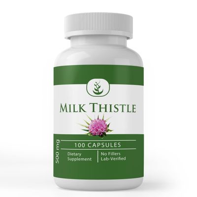 Pure Original Ingredients Milk Thistle 100 Capsules No Magnesium Or Rice Fillers, Always Pure