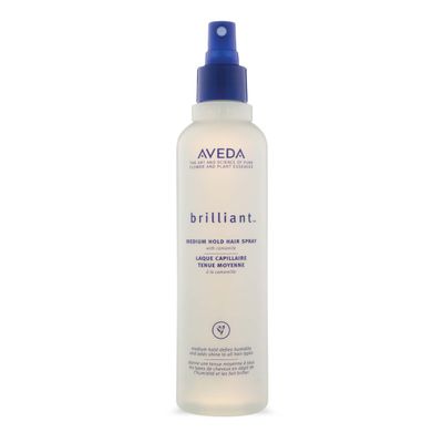 Aveda Brilliant Medium Hold Hair Spray Non-Aerosol Hair Spray Anti-Humidity Adds Shine for All Hair Types, 8.5 Fl Oz