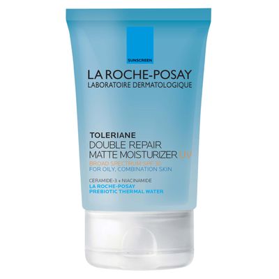 La Roche-Posay Toleriane Double Repair Matte Moisturizer SPF 30, Lightweight Daily Face Moisturizer for Oily Skin &amp; Combination Skin, With Niacinamide &amp; Vitamin B3, Oil Free, Fragrance Free