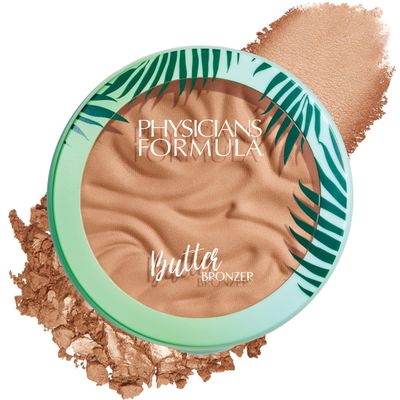 Physicians Formula Murumuru Butter Bronzer, Moisturizing, Nourishing Murumuru Butter for Silky Glow, Dermatologist Tested, Hypoallergenic, Vegan &amp; Cruelty-Free - Sunkissed Bronzer