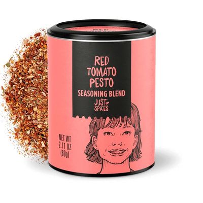 Just Spices Red Tomato Pesto Seasoning Blend, 2.11 OZ For as much or as little pesto as you need.