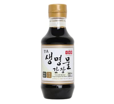 SANC All Purpose Korean Soy Sauce, 12.2 Fl Oz Pack of 1 - Low-Sodium Salt Substitute, NON-GMO Bean, No Artificial Additives, Naturally Brewed Soy Sauce with Music Fermentation