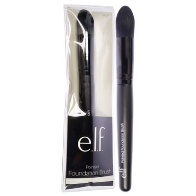 e.l.f. Pointed Foundation Brush, Tapered Brush Head For Concealing, Highlighting &amp; Contouring, For Liquid, Cream &amp; Powder, Made With Synthetic Bristles