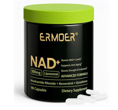 CUOJU NAD Supplement, NAD Nicotinamide Riboside Resveratrol 900mg, Liposomal NAD for Women &amp; Men, NMN Supplement Alternative for Anti-Aging, Energy Booster - 90 Capsules