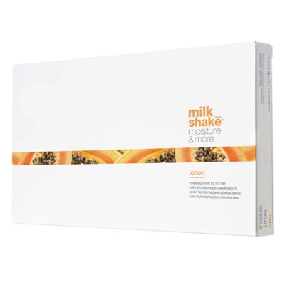 milk_shake Moisture &amp; More Hydrating Lotion Vials - Intense Weekly Hydration Treatment for Dry, Dehydrated Hair Restores Shine and Moisture Tropical Scent