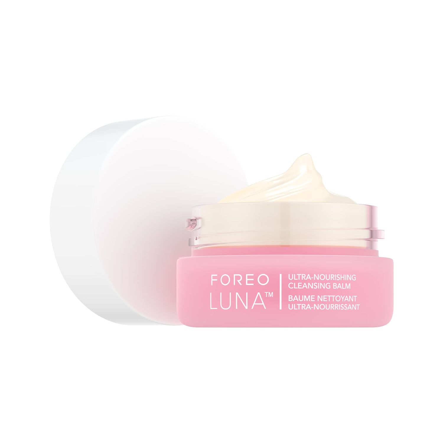 FOREO LUNA Nourishing Cleansing Balm - Gentle Waterproof Makeup Remover - Waterless Oil Cleanser - Eye Makeup Remover - Vegan - Cruelty &amp; Fragrance-Free, Eco-Friendly - 0.5 fl.oz