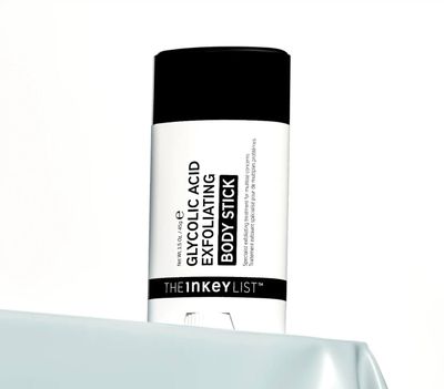 The INKEY List The Exfoliating Body Duo - Glycolic Acid Exfoliating Body Stick and PHA Exfoliating and Hydrating Body Water Cream