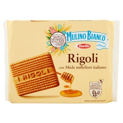 Mulino Bianco: Rigoli shortbread with Italian honey - 28.21 Oz 800g Italian Import