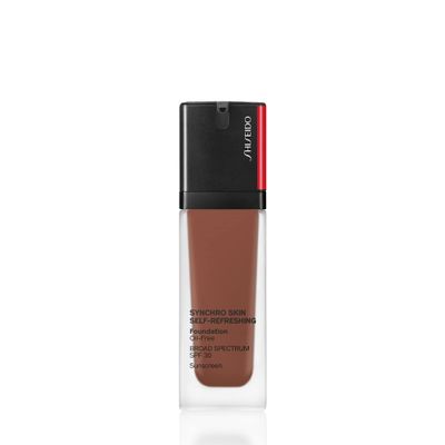 Shiseido Synchro Skin Self-Refreshing Foundation SPF 30, 540 Mahogany - Medium, Buildable Coverage 24-Hour Wear - Waterproof &amp; Transfer Resistant - Non-Comedogenic