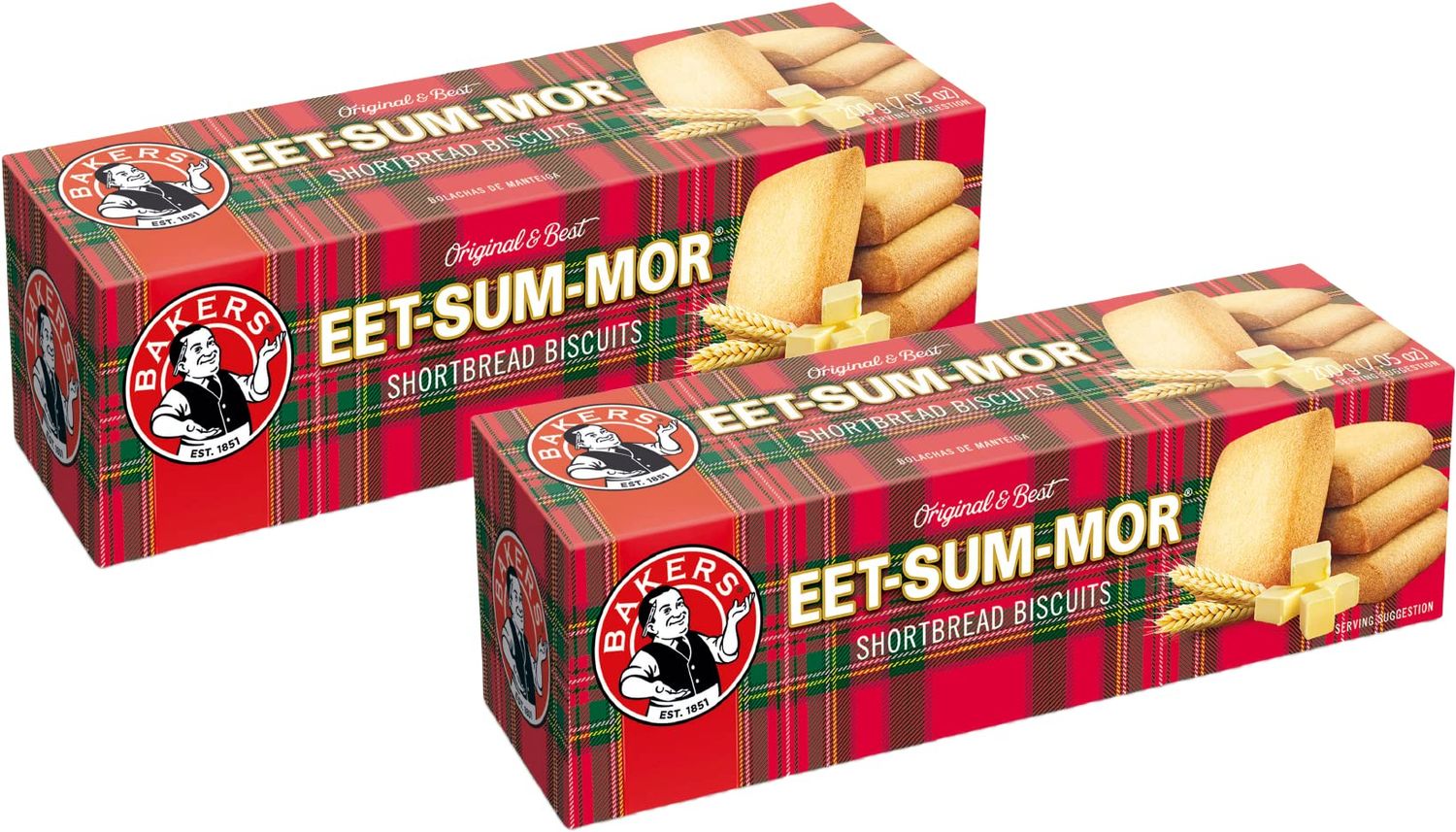 Bakers Eet Sum Mor Biscuits 200g - Pack of 2