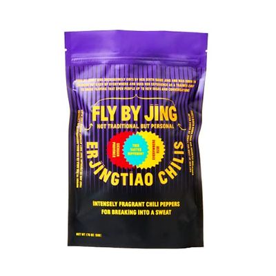 FLYBYJING Erjingtiao Chili, Dried Spicy Chili Pepper Sourced from Sichuan, Fruity and Intensely Fragrant, Balanced with Mild Spice, Perfect for Homemade Oils, Marinades and Sauces 50g