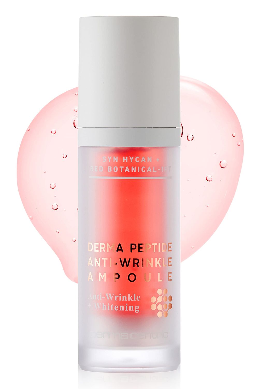 DERMACENTRIC Derma Peptide Ampoule Vegan Korean Skincare Face Serum with Niacinamide &amp; Centella Asiatica Hydrating, Pore-Refining &amp; Brightening Serum 1.01 fl oz