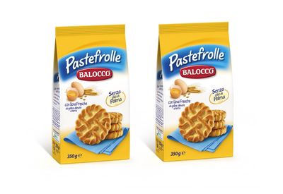 Balocco: Pastefrolle Biscuits With Fresh Barn Eggs - 700 g Packages Pack of 2