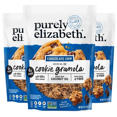 Purely Elizabeth Cookie Granola Chocolate Chip 11 OZ 3 Pack