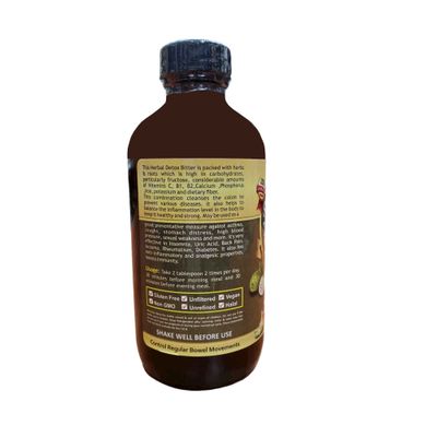 Soursop &amp; Turmeric Living Bitter 5 in 1 with Angelica Roots, Nut Meg &amp; Myrrh Extracts Hebal Tonic 8oz