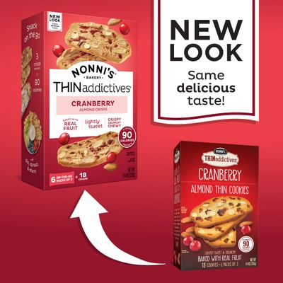 Nonni's, Cranberry Thin addictives, 4.4 Ounce