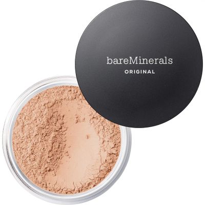 bareMinerals Original Loose Powder Foundation SPF 15, Lightweight Mineral Loose Powder Foundation Makeup, Buildable Coverage, Talc Free, Vegan Medium 10